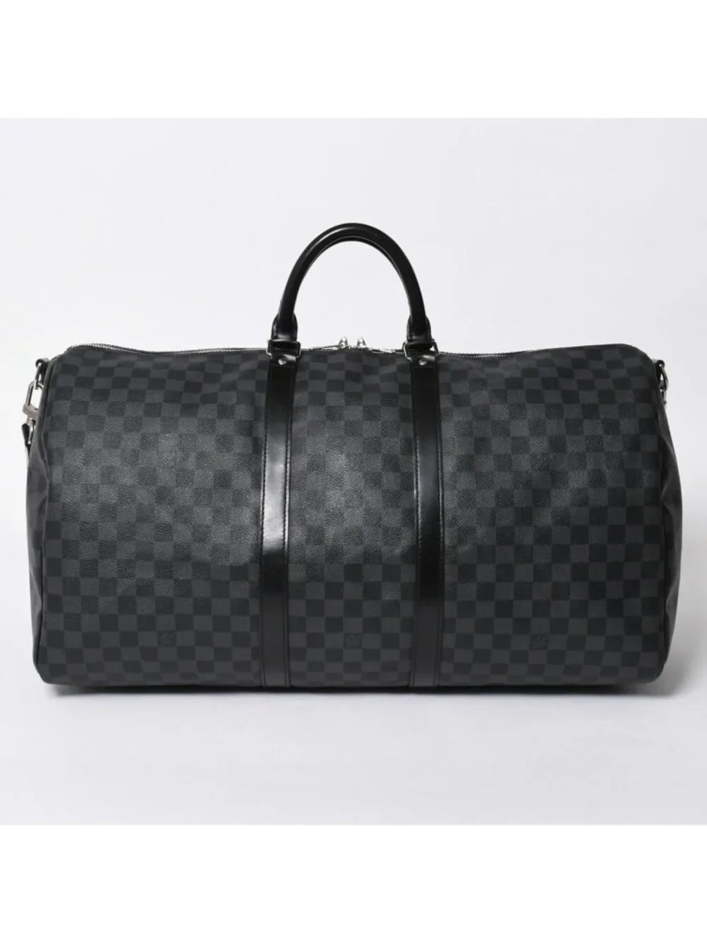 Louis Vuitton Keepall Bandouliere 55 Boston Bag Damier Graphite Black